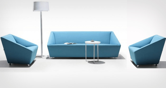 Complete Office Sofas Set (Fabric/Vinyl Leather) | S-04 Complete Office Sofas Set (Fabric/Vinyl Leather) | S-04