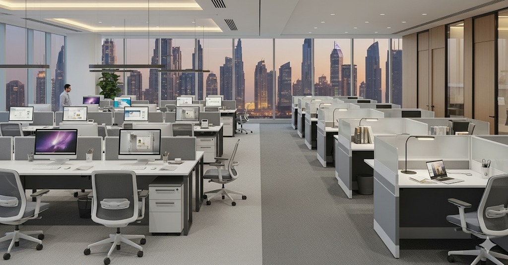 Open vs Private Workstations in Dubai: Which Is Best for Offices? | Furnicraft